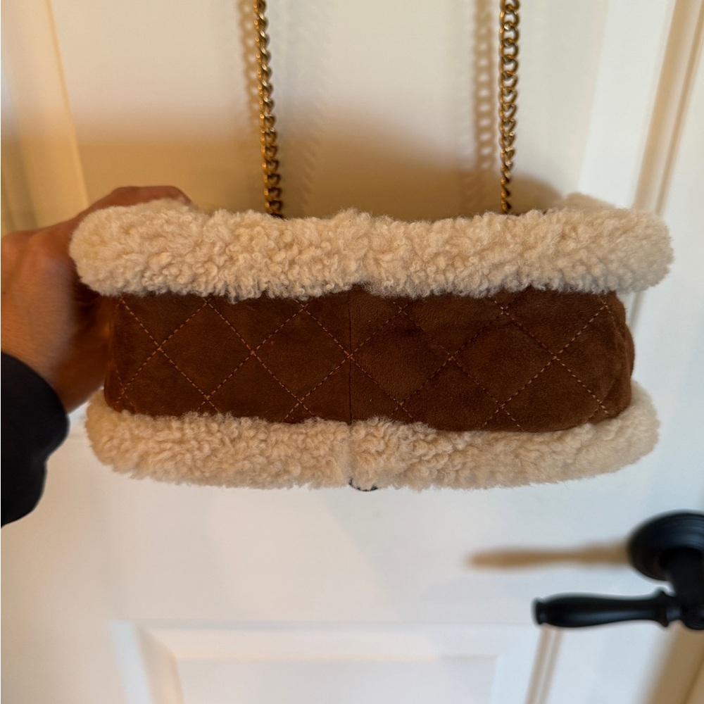 Ralph Lauren Suede Small Bradley Convertible Bag - Picture 12 of 16